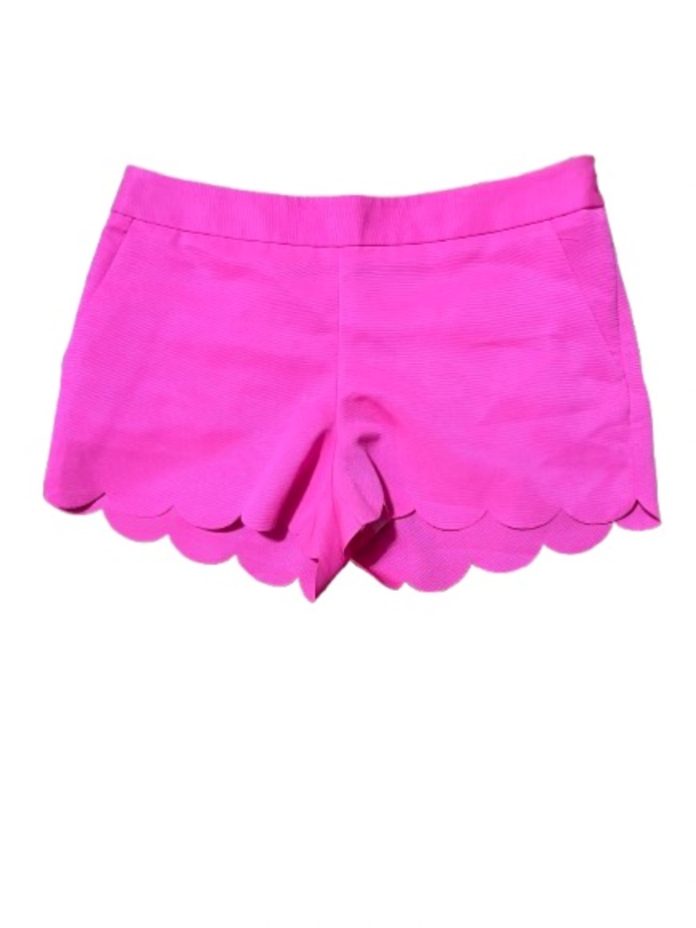 Express Bright Pink Scalloped Hem Women's Dress Shorts Size 4